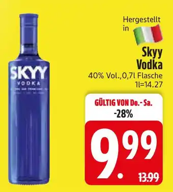 Edeka Skyy Vodka Angebot