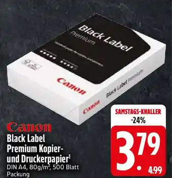 Edeka Canon Black Label Premium Kopier- und Druckerpapier Angebot