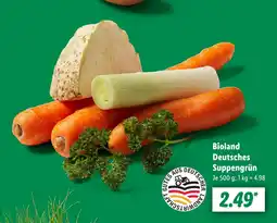 Lidl Bioland Deutsches Suppengrün Angebot