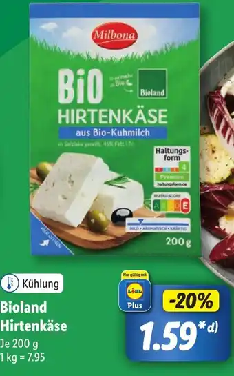 Lidl Bioland Hirtenkäse Angebot