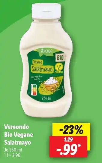 Lidl Vemondo Bio Vegane Salatmayo Angebot