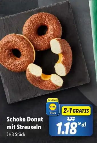 Lidl Schoko Donut mit Streuseln Angebot