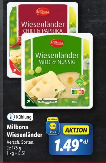 Lidl Milbona Wiesenländer Angebot