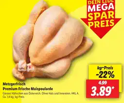 Lidl Metzgerfrisch Premium Frische Maispoularde Angebot