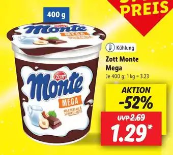 Lidl Zott Monte Mega Angebot