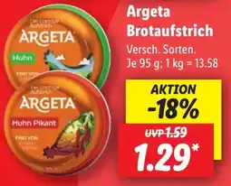 Lidl Argeta Brotaufstrich Angebot