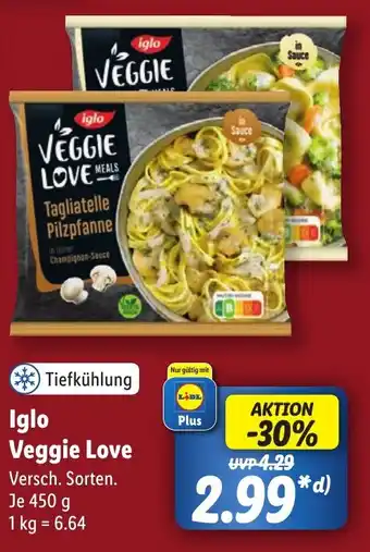 Lidl iglo Veggie Love Angebot