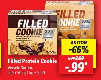 Lidl Filled Protein Cookie Angebot