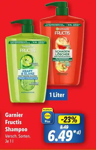 Lidl Garnier Fructis Shampoo Angebot