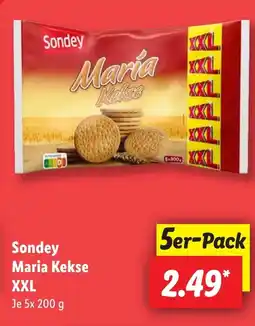 Lidl Sondey Maria Kekse XXL Angebot