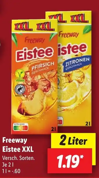 Lidl Freeway Eistee XXL Angebot