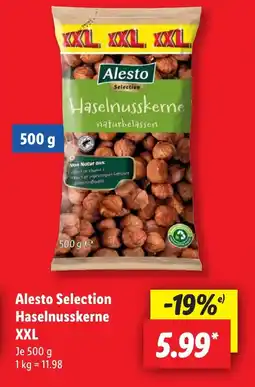 Lidl Alesto Selection Haselnusskerne XXL Angebot