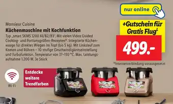 Lidl Monsieur Cuisine Küchenmaschine mit Kochfunktion Angebot