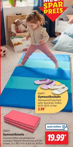 Lidl CRIVIT Gymnastikmatte Angebot