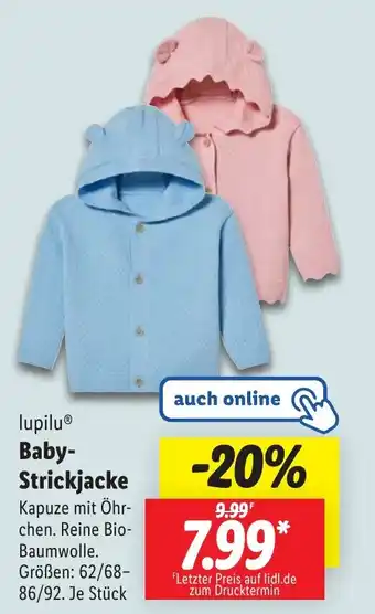 Lidl lupilu Baby- Strickjacke Angebot