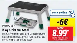 Lidl PARKSIDE Klapptritt aus Stahl Angebot