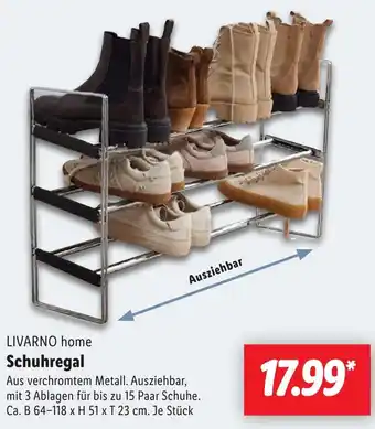 Lidl LIVARNO home Schuhregal Angebot