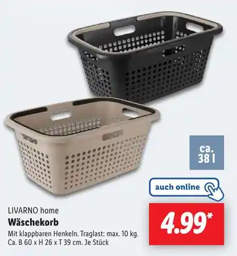 Lidl LIVARNO home Wäschekorb Angebot