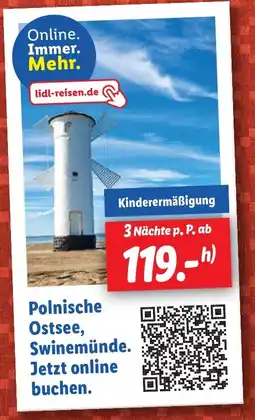 Lidl Polnische Ostsee, Swinemünde. Angebot