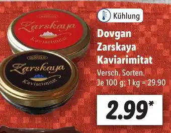 Lidl Dovgan Zarskaya Kaviarimitat Angebot