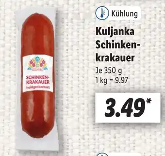 Lidl Kuljanka Schinken- krakauer Angebot