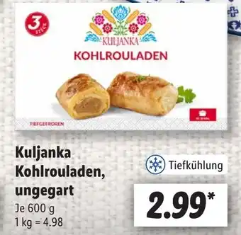 Lidl Kuljanka Kohlrouladen, ungegart Angebot