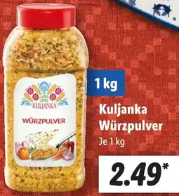 Lidl Kuljanka Würzpulver Angebot