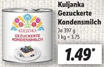 Lidl Kuljanka Gezuckerte Kondensmilch Angebot