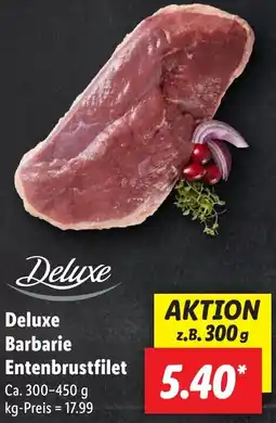 Lidl Deluxe Barbarie Entenbrustfilet Angebot