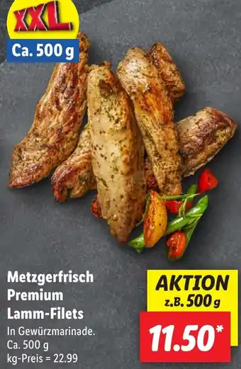 Lidl Metzgerfrisch Premium Lamm-Filets Angebot