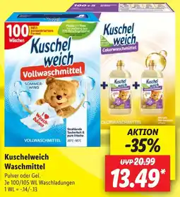 Lidl Kuschelweich Waschmittel Angebot