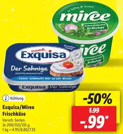 Lidl Exquisa/Miree Frischkäse Angebot