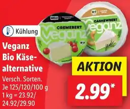 Lidl Veganz Bio Käsealternative Angebot