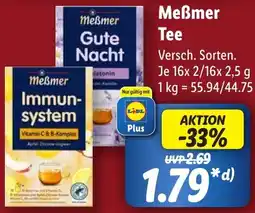 Lidl Meẞmer Tee Angebot