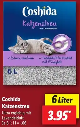 Lidl Coshida Katzenstreu Angebot