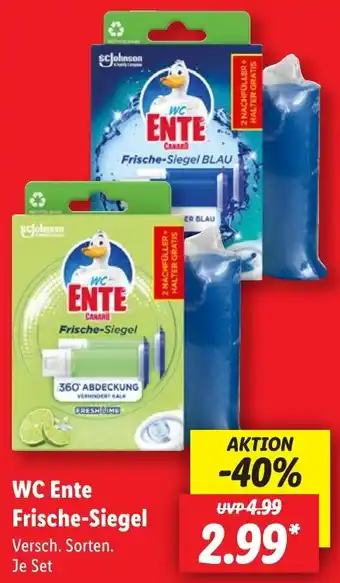 Lidl WC Ente Frische-Siegel Angebot