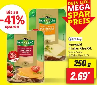 Lidl Kerrygold Irischer Käse XXL Angebot