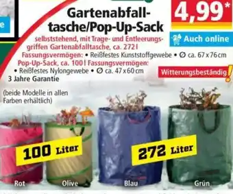 Norma Powertec Garden Gartenabfalltasche/Pop-Up-Sack Angebot