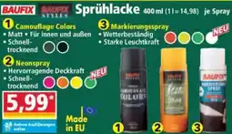 Norma BAUFIX Sprühlacke Angebot