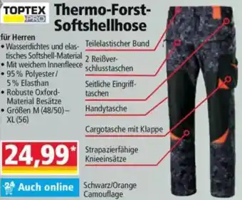 Norma TOPTEX Thermo-Forst Softshellhose Angebot