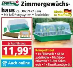 Norma Powertec Garden Zimmergewächshaus Angebot