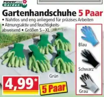 Norma Powertec Garden Gartenhandschuhe 5 Paar Angebot