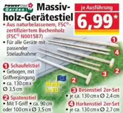 Norma Powertec Garden Massivholz Gerätestiel Angebot