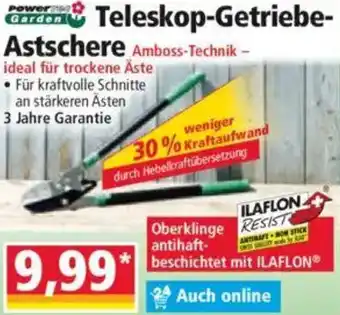 Norma Powertec Garden Teleskop-Getriebe Astschere Angebot