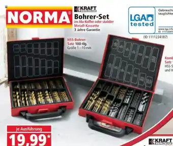 Norma KRAFT WERKZEUGE Bohrer Set Angebot