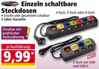 Norma Powertec Einzeln schaltbare Steckdosen Angebot