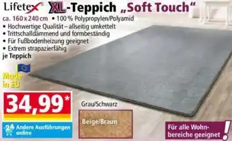 Norma Lifetex XL-Teppich ,,Soft Touch" Angebot