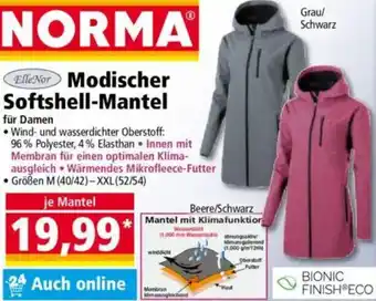 Norma Elle Nor Modischer Softshell-Mantel Angebot