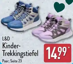 Aldi Nord L&D Kinder Trekkingstiefel Angebot