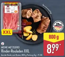 Aldi Nord MEINE METZGEREI Rinder-Rouladen XXL Angebot